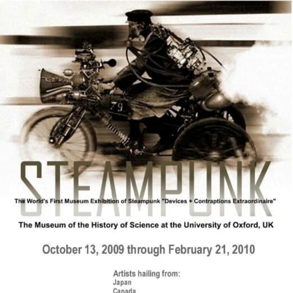 Oxford Museums' Steampunk Exhibition Poster, 13"x 19"